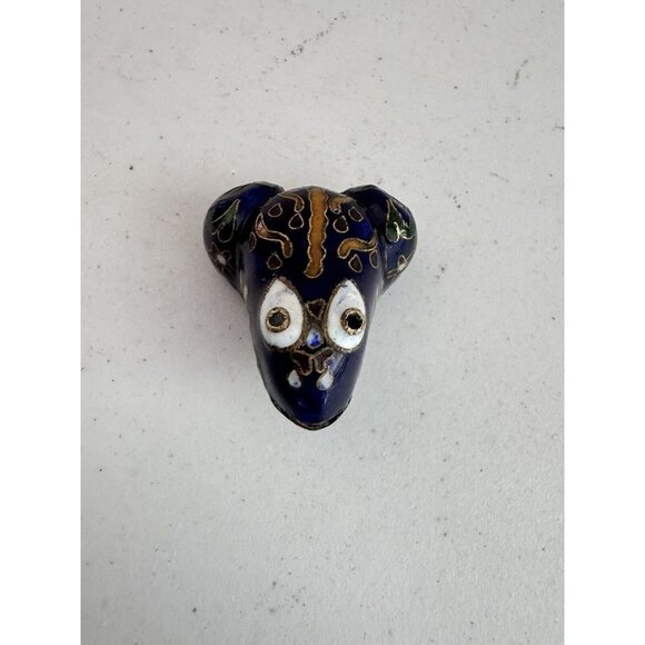 Vintage 12 Frog Figurines Set Neil, Mexico, Swarovski, Gold Gilt Toothpick, Russ - Picture 8 of 16